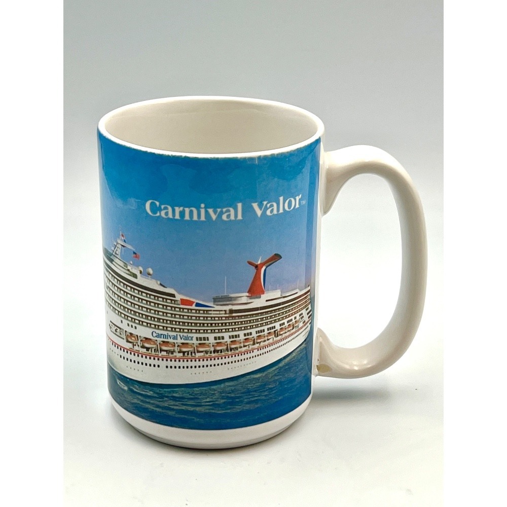 Carnival Valor Cruise Ship Coffee Mug Souvenir Collectible Gift Idea